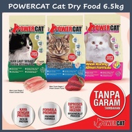 GUN PET PowerCat Dry Cat Food 6.5kg / 7kg Ocean Fish Tuna Kitten Chicken Power Cat Makanan Kucing BU