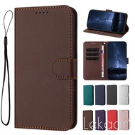 Flip Wallet Casing for ZTE Blade A76 A75 A73 A72S A56 A54 A53 Pro 5G Cards Storage Business Wallet C
