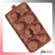 Butterfly Flower Beetle Shaped Chocolate Jelly Silicone Mold TCK17005