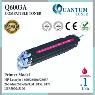 Compatible 124A Q6003A MG High Quality Compatible Color Laser Toner Magenta Cartridge for HP Color L