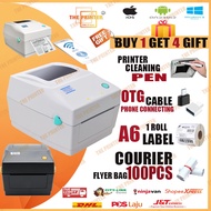 【BUY 1 FREE 4 GIFT】A6 Thermal Printer XP460B Waybill Barcode Shipping Label Consignment Note Printer