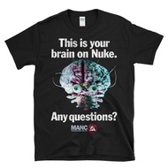 This Is Your Brain On Nuke Funny Sci Fi Cult 90S Retro 80S Movies Tshirt