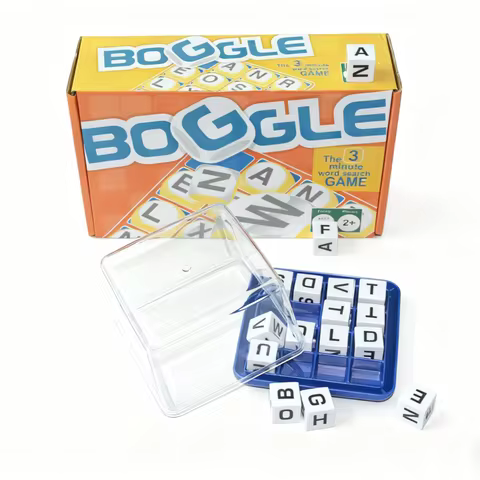 "Boggle: the Fast-Paced 3-Minute Word Search Dice Game" Word Spelling Game, Dice Spelling Game, Lett