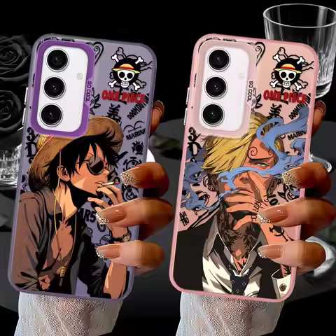 Cool Anime One Piece Luffy Phone Case for Samsung Galaxy A72 A54 A35 A71 A26 A36 A51 A56 A55 A73 A53