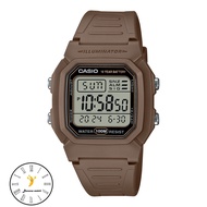 Casio Standard นาฬิกาข้อมือผู้ชาย สายเรซิ่น รุ่น W-800H แท้