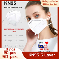 &24h Post!KN95/FFP2 Mask 4 Layer N95/FFP2 Face Mask 10pcs/20pcs/50pcs