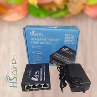 Media Converter 2 FO 4 LAN HSAirpo CM2F4E