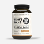 HŨ 120 VIÊN UỐNG NẤM NGUYÊN CHẤT 100% Pure FLOW STATE Chaga - Reishi - Lions Mane - Turkey Tail - MY