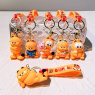 Garfield figures figurine model toy keychain keyring patung