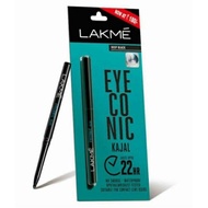 Lakme Eyeconic Kajal Waterproof Deep Black Colour Waterproof With Holograme