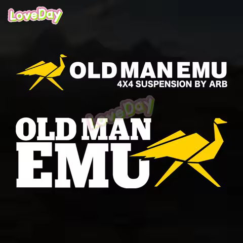 OME 4x4 Suspension Damping Sticker Hardline Off-road Retrofitting Accessories OLDMAN EMU Vinyl Water