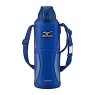 ZOJIRUSHI Mizuno Water Bottle Stainless Steel Cool Sports Bottle Direct Drinking 1.5L One Touch Open Type Blue SD-FX15-AA [Direct From JAPAN]