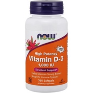 Vitamin D-3 1000 IU () - 360 Softgels by NOW