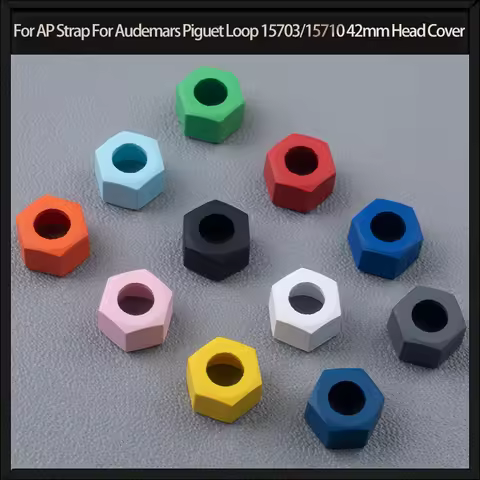 Quality Fluorine FKM Rubber Ring Loop Watchband Crown Cap For AP Strap For Audemars Piguet Loop 1570