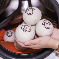 Reusable Wool Dryer Balls Softener Laundry Washing Fleece Dry Kit Ball Cloth Fabric Ball Drying Home Washing Machine Accessories