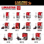 LIMASTAR 12Volt H1 H3 H4 H7 H8 H11 H15 H16 9005 9006 Headlight Halogen Bulb Mentol Lampu Fog Lamp Ca