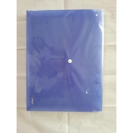 A4 Plastic Button Files / Dokumen Folder Plastik A4 / Poket Fail Butang A4