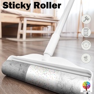 Long Pole Detachable Sticky Lint Roller Dust Remover Hair Remover Pet Hair Remover Duster Roller