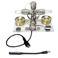 Crosses Twin Stirling Engine Generator Kits Metal Stirling Engine Generator External Combustion Engi