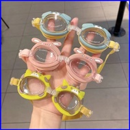 BY2 Cartoon Cute Animal Design Kids Swimming Goggles Waterproof With UV Protection
