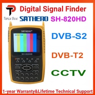 SATHERO Digital Signal Finder SH-820HD DVB S2 T2 CCTV Digital Satellite Meter Finder