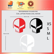 Corvette Skull Sticker reflective waterproof pantulan cahaya kalis air chevvy stingray c8 c7 c6 c5 L