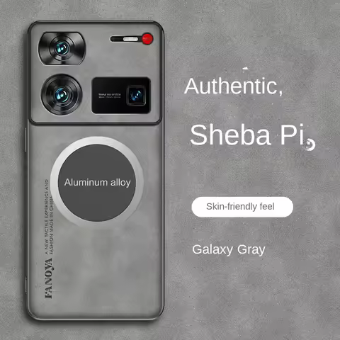 For Nubia Z80 Ultra Case Soft PU Skin With Magnetic Protective Back Cover Case For Nubia Z80 Z70 Z60