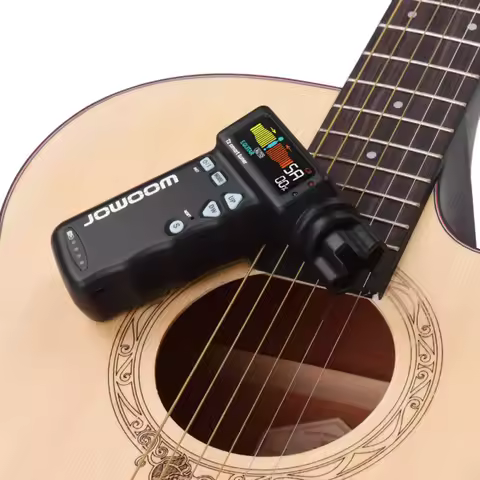 JOWOOM T2 Multi-functional Smart Guitar Tuner Peg String Winder for Guitar Ukulele Chromatic Tuning 