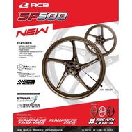 🔥🔥🔥SPORT RIM TERBARU RCB SP500 Y15 Y16 ABS RACING BOY GROSS BLACK HITAM KILAT BROWN DARK BRONZE WHIT