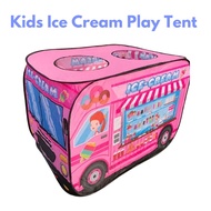 SG Stock Kids Ice Cream Truck Play Tent Police Car Childrens Pop Up Playtent Pretend Play for Kids Foldable Tent