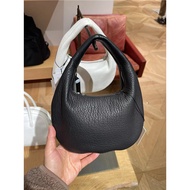 Japanese Niche Style Aeta Crescent Bag High-End Genuine Leather Deerskin Handbag Retro Handbag Light
