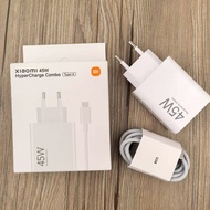 Xiaomi 45W Original  EU Turbo Fast Charging Power Adapter Type C Cable For Mi 12 13 14 15 Ultra Poco