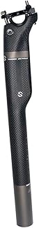 QIANGCui 34mm Adjustable Seatpost, Carbon Fiber Bike Seat Post for Mountain Bikes, Fixed Gear Bike, Road Bike, Downhill Bike, Folding Bike Seatposts