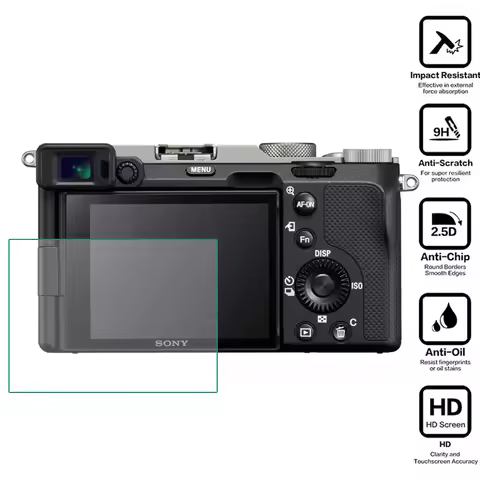 Hard Glass Protective Film For Sony Alpha 7C II/R/2 A7C A7CII A7C2 A7CM2 A7CR Camera Display Screen 