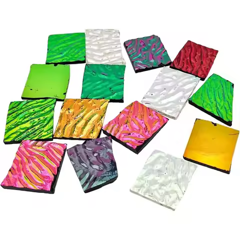 【LAST CHANCE】Dichroic Glass Scrap-3 Bags/84G COE90 For Fusion Glass Fusing Microwave Kiln Oven Glass