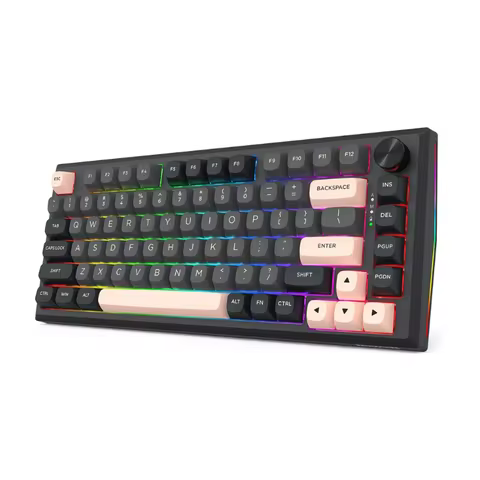 Redragon K687 PRO Wireless CNC Gasket 81 Keys Mechanical Gaming Keyboard 5-Layer Noise Dampening