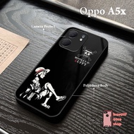 Latest Oppo A5x Glass Softcase 2025 - IC14 - Full Cover Mobile Phone Case with Camera Protector