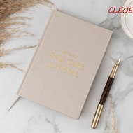 CLEOES Five-minute Journal, A5 Cloth Cover Gratitude Journal, Schedules Wear-Resistant Waterproof Ha