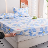 Fresh Floral Fitted Sheet 20Optional Bed Sheet Mattress cover Single bed sheet Single/Super Single/Queen/King/Super king Size Pillowcase Bedding