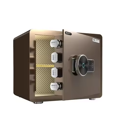 Digital Safe Box for Money All Steel Cofre Inteligentes Fingerprint Electronic Password Safe Househo
