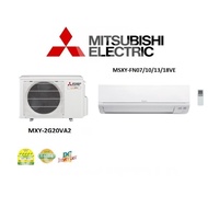 MITSUBISHI SYSTEM 1 (5 TICKS) Starmex MSXY-FN10VE Wall Mounted AIRCON 2G20VA2 FREE Delivery without Installation