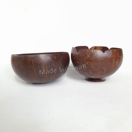 Coconut shell bowl container craft