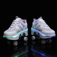 BIRTdaya12.12 Kick Roller Shoes - Kick Speed Led - Sepatu Roda Deformasi Led