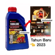 Yamalube SEMI synthetic 2023 10W40 1.0L Original 100% Semi 10w40 (100% QR CODE SCAN ) MINYAK HITAM Q