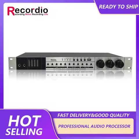 GAX-8FX Digital Preamp Effect KTV Sound Mixer professional Audio Processor