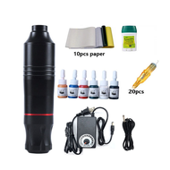 เครื่องสักชุด 3 in 1 เครื่องสักปากกาโรตารี่