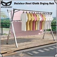 MysteryHero Clothes Drying Rack X Shape Foldable Rak Penyidai Baju Laundry Coat Rack Hanging Wardrob