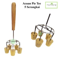 Acuan Pie Tee 5 Serangkai / Acuan Paiti Pie Tee Mould/Traditional Kuih Pie Tee Mould/ Singapore Pie 