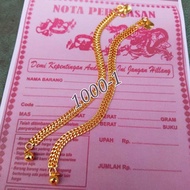 Can BE SOLD AGAIN Simple Gold Mat Bracelet Rate 88.9 2.0 Gram Bracelet with letter, Adult Gold Brace