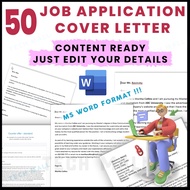 50 Job Application Cover Letter | Change name only
